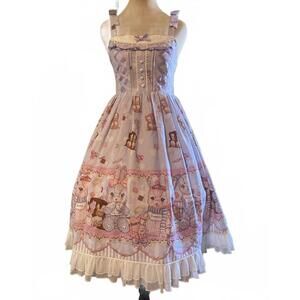 Sakura Lolita Dress Sweet Bunny Size Large-Please Read